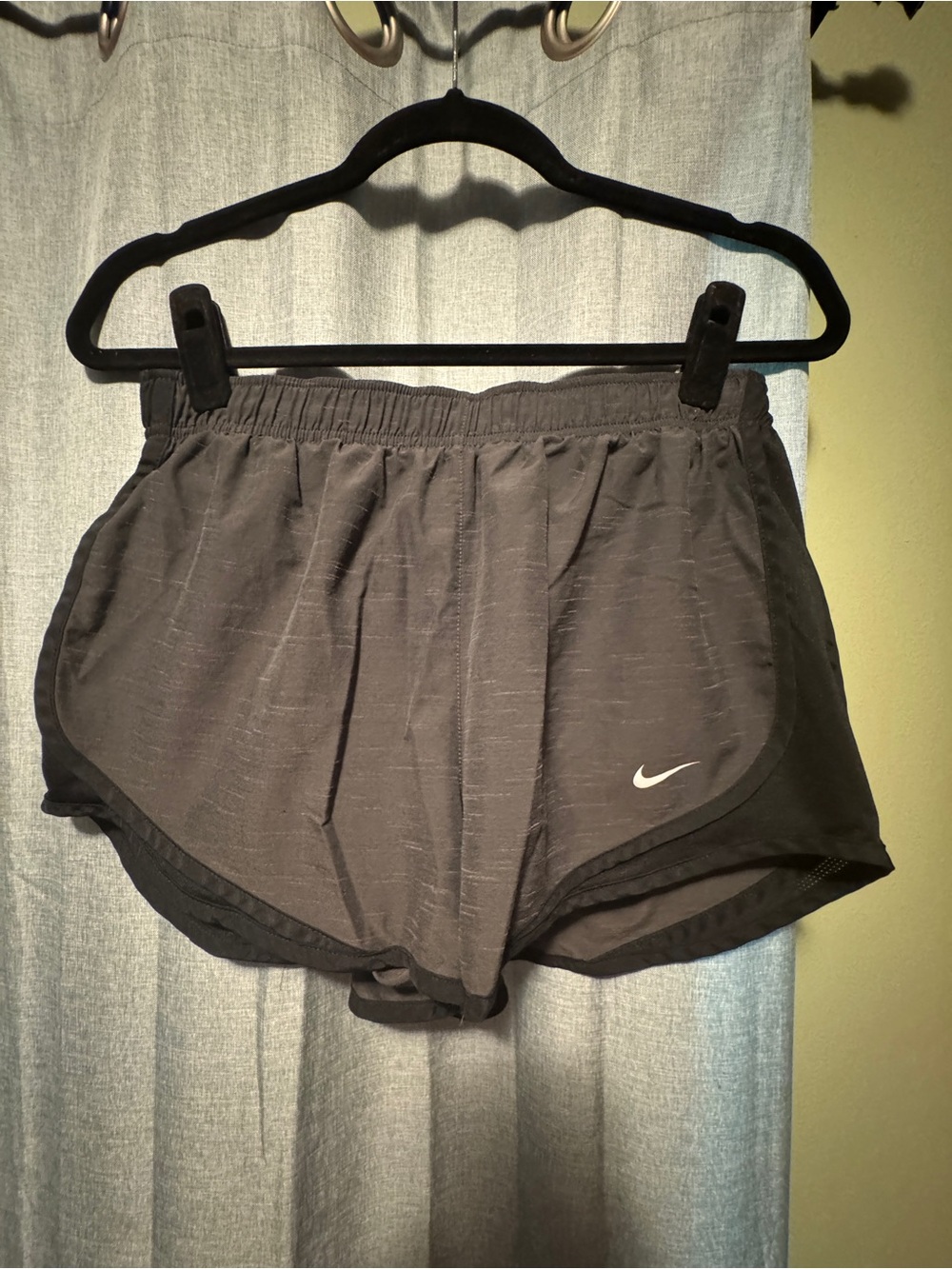 Nike Women’s Black Athletic Running Shorts with Swoosh